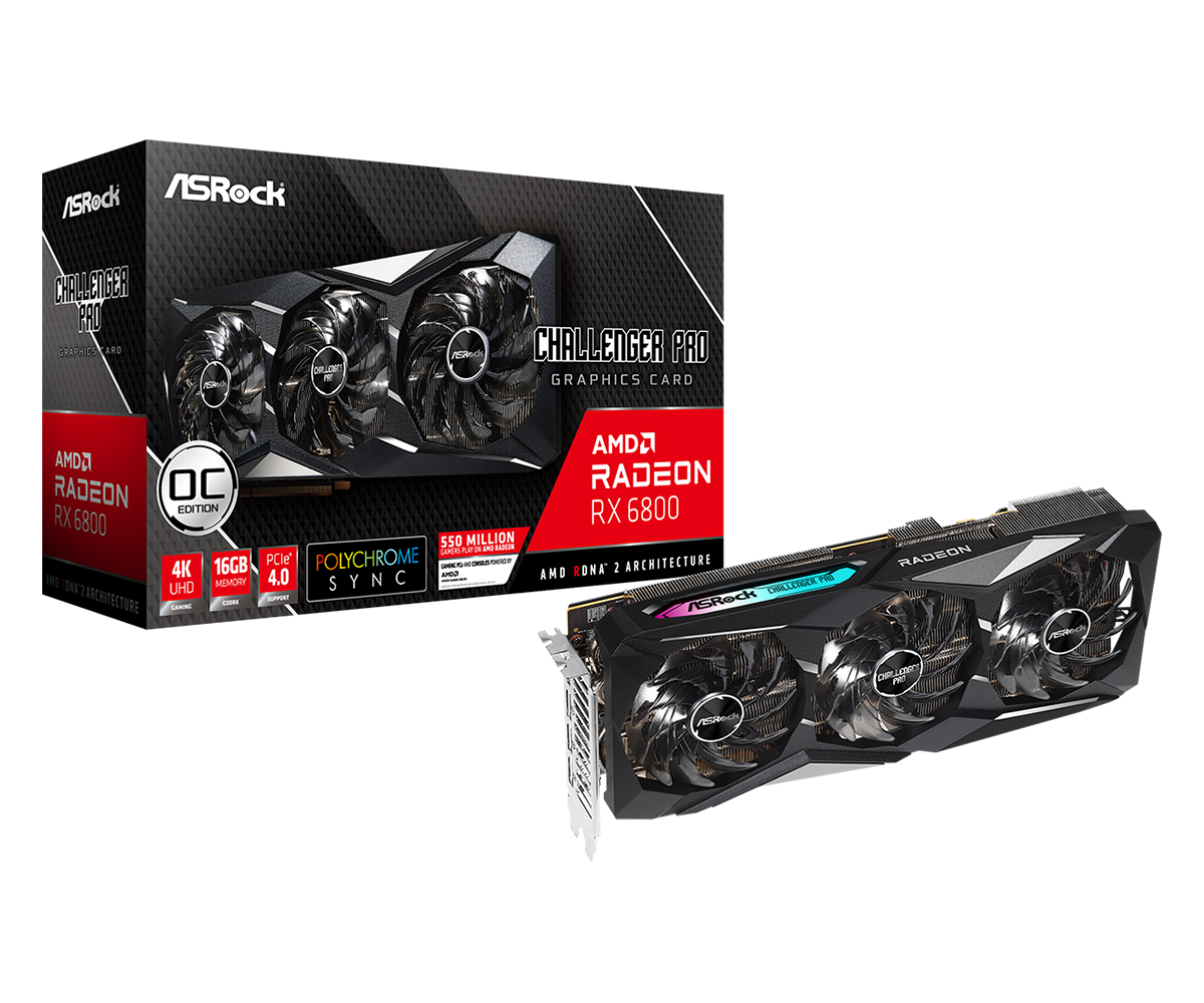 Radeon RX 6800 Challenger Pro 16G OC Product Photo